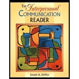 The Interpersonal Communication Reader by DeVito,Joseph A.. [2001] Paperback