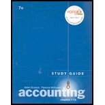 Study Guide to Accounting- Chapters 1-13 by Horngren,Charles T.. [2007,7th Edition.] Paperback