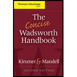 The Concise Wadsworth Handbook by Kirszner,Laurie G.; Mandell,Stephen R.. [2007,2nd Edition.] Spiral-bound