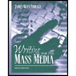Writing for the Mass Media by Stovall,James G.. [2005,6th Edition.] Paperback
