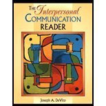 The Interpersonal Communication Reader by DeVito,Joseph A.. [2001] Paperback