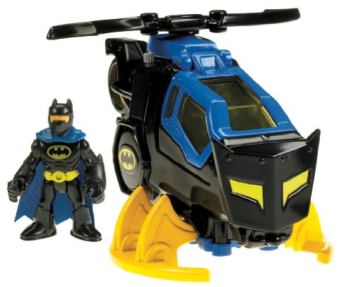 Book Cover Imaginext Fisher Price DC Super Friends Vehicle Batman Batcopter