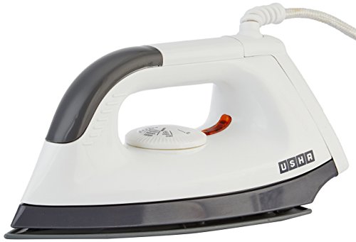 Book Cover Usha Electric EI-1602 1000-Watt Dry Iron - White (Panel color may vary)