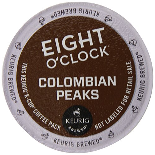 Book Cover Eight O'Clock Colombian K-Cups for Keurig K-Cup Brewers, 72 Count