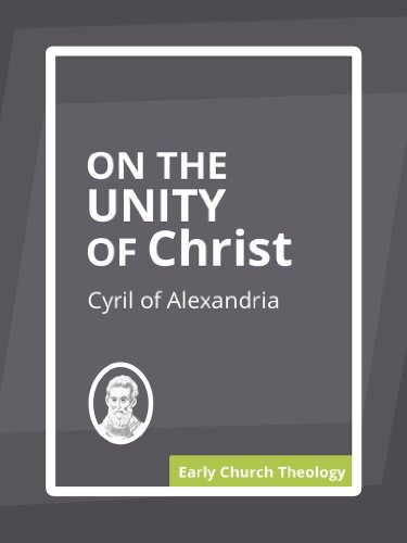 Book Cover On the Unity of Christ