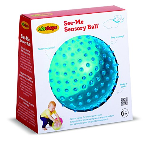 Book Cover Edushape Sensory See-Me Ball, 7 Inch, Colors May Vary