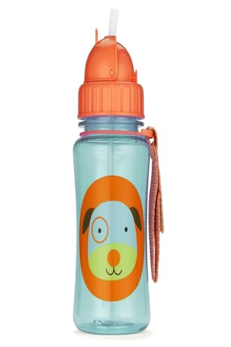 Skip Hop Straw Cup, Toddler Transition Sippy Cup, Dog