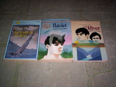 Gary Paulsen - (Set of 3) - Not a Boxed Set (Hatchet - 1988 / The Voyage of Frog - 1990 / The River - 1993)