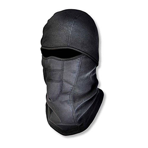 Ergodyne N-Ferno 6823 Winter Balaclava Ski Mask, Wind-Resistant Face Mask, Thermal Fleece, Black