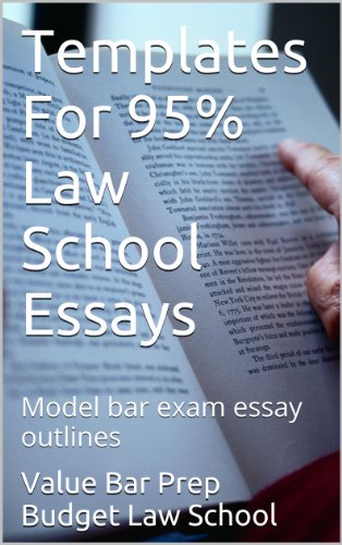 Templates For 95% Law School Essays (Electronic law book): (e-book) Ivy Black letter law - Look Inside! !!