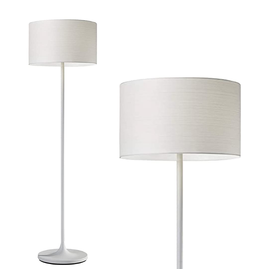 Adesso 6237-02 Oslo Floor Lamp – Corrosion Resistant, Scratch Proof, White Matte Finish Lighting Equipment with Metal Body. Tools & Home Improvement,Matte White Matte White Floor Lamp Floor Lamp