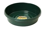 Little Giant® Plastic Utility Pan | Feed Pan | Durable & Versatile Livestock Feeding Bucket | Made in USA | 3 Gallon | Green
