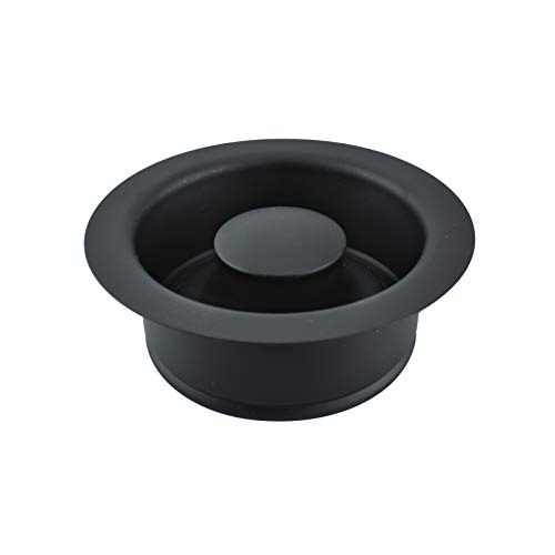 Book Cover Keeney Manufacturing K5417BLK Garbage Disposal Flange and Stopper, Black