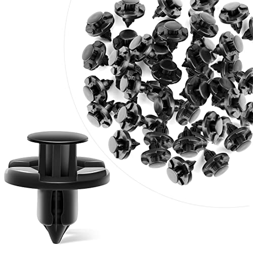 GOOACC Nylon Bumper Fastener Rivet Clips Automotive Furniture Assembly Expansion Screws Kit Auto Body Clips 8mm - 40PCS