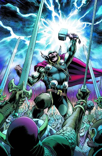Mighty Thor #19 "Surtur's All-consuming Fire Rages Across the Nine Worlds As Thor and Loki Go on the Run!"
