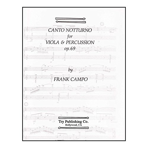 Canto Notturno For Viola And Percussion