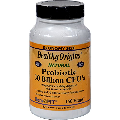 Healthy Origins - Probiotic 30 Billion CFUs x 150 Vegetarian Capsules | Digestive and Immune System Support | Gluten-Free | Soy-Free | Dairy-Free