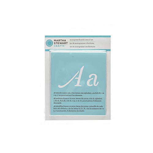 Martha Stewart Crafts Alphabet Stencil, 32988 Monogram Flourish