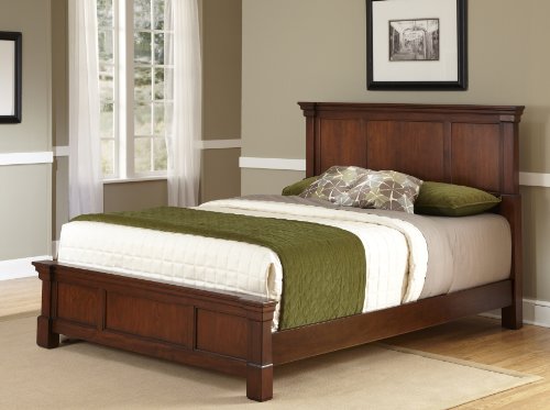 Book Cover The Aspen Rustic Cherry Queen Bed by Home Styles