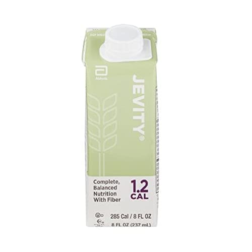 Jevity 1.2 Cal Nutritional Supplement Unflavored (Jevity 1.2 Cal - 8 oz Cartons) 1/Case of 24 Cartons, 8 Fl Oz (Pack of 24)