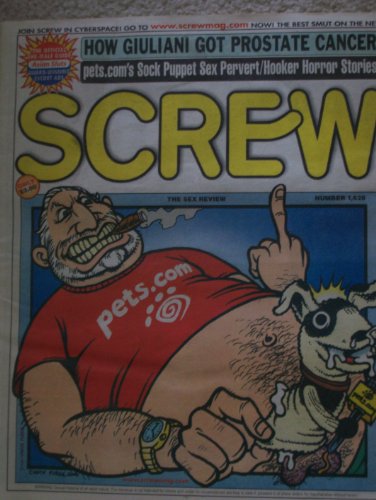 MAY 2000 SCREW MAGAZINE THE SEX REVIEW