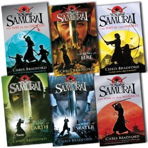 Chris Bradford Young Samurai 6 Books Collection Pack Set (The Ring of Earth, the Ring of Water, the Way of the Dragon, the Way of the Sword, the Way of the Warrior, the Ring of Fire)