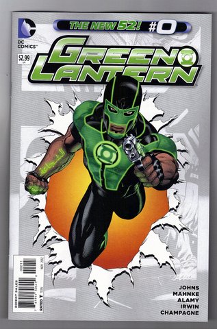 Green Lantern #0 (DCs THE NEW 52, Baz 1st Appearance!)