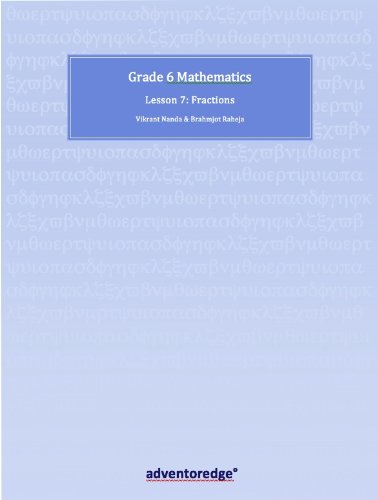Grade 6 Mathematics Lesson 7 (iPad Math Learning Guides)