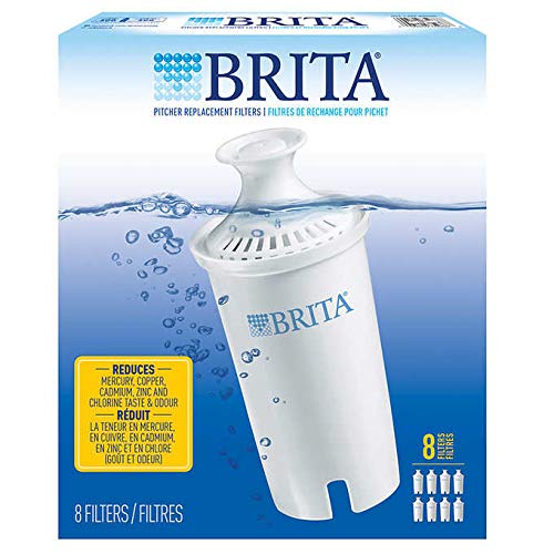 Book Cover Brita Pitcher Replacement Filters,white,8 pack