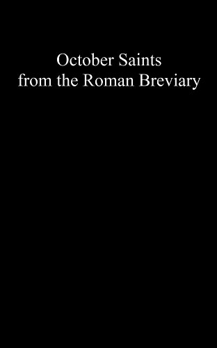 October Saints from the Roman Breviary