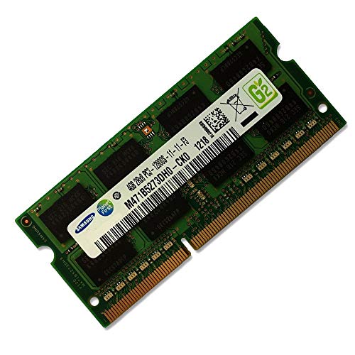 Book Cover Samsung 4GB DDR3 PC3-12800 1600MHz 204-Pin SODIMM Laptop Memory Module RAM. Model M471B5273DH0-CK0
