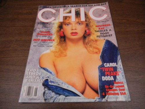 Chic Busty Adult Magazine "X-cinema Superstarlet Jamie Summers & Pornstud Jeff Stryker" June 1988