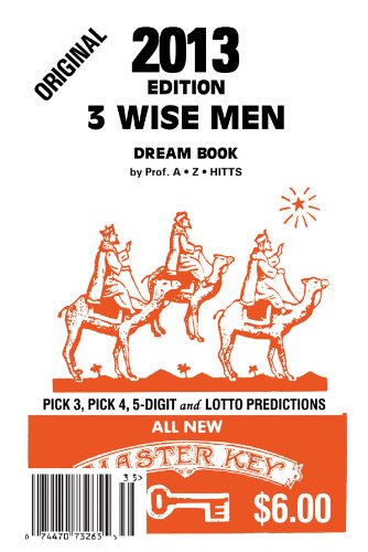 2013 - 3 Wisemen Dream Book - Lottery Book - Lottery