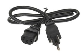 SF Cable 3ft Standard Computer Power Cord NEMA 5-15P to IEC 320 C13-18 AWG Replacement AC Power Cable for PC or Monitor - 125V, 10A