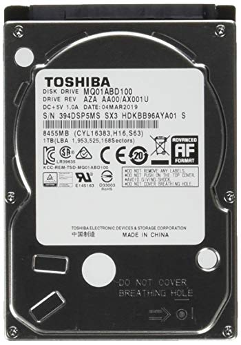 Book Cover Toshiba MQ01ABD 1 TB 2.5
