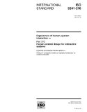 ISO 9241-210:2010, Ergonomics of human-system interaction - Part 210: Human-centred design for interactive systems