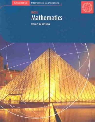 Mathematics: IGCSE (Cambridge International Examinations)