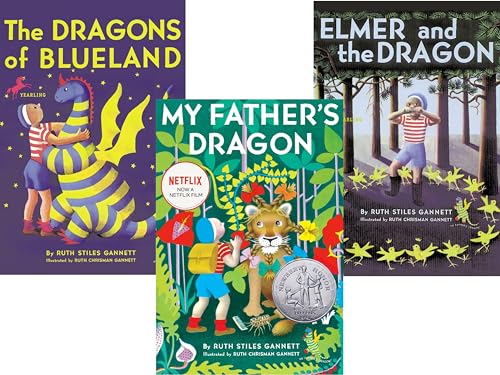 My Father's Dragon Series (Set of THREE Books: My Father's Dragon, Elmer and the Dragon, and the Dragons of Blueland) (My Father's Dragon) [Paperback] Ruth Stiles Gannett