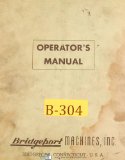 Bridgeport Milling Machine, Operations and Parts List Manual