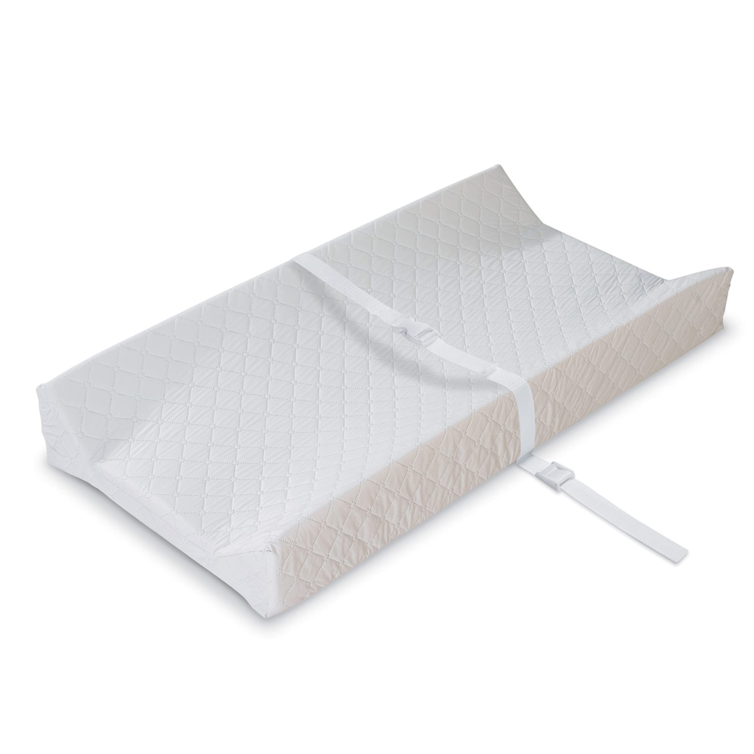 Summer Contoured Changing Pad, 16 x 32 – Comfortable & Secure, With Security Strap And Two High Curved Sides, Easy To Clean (Pack of 1) 2-Sided Pad