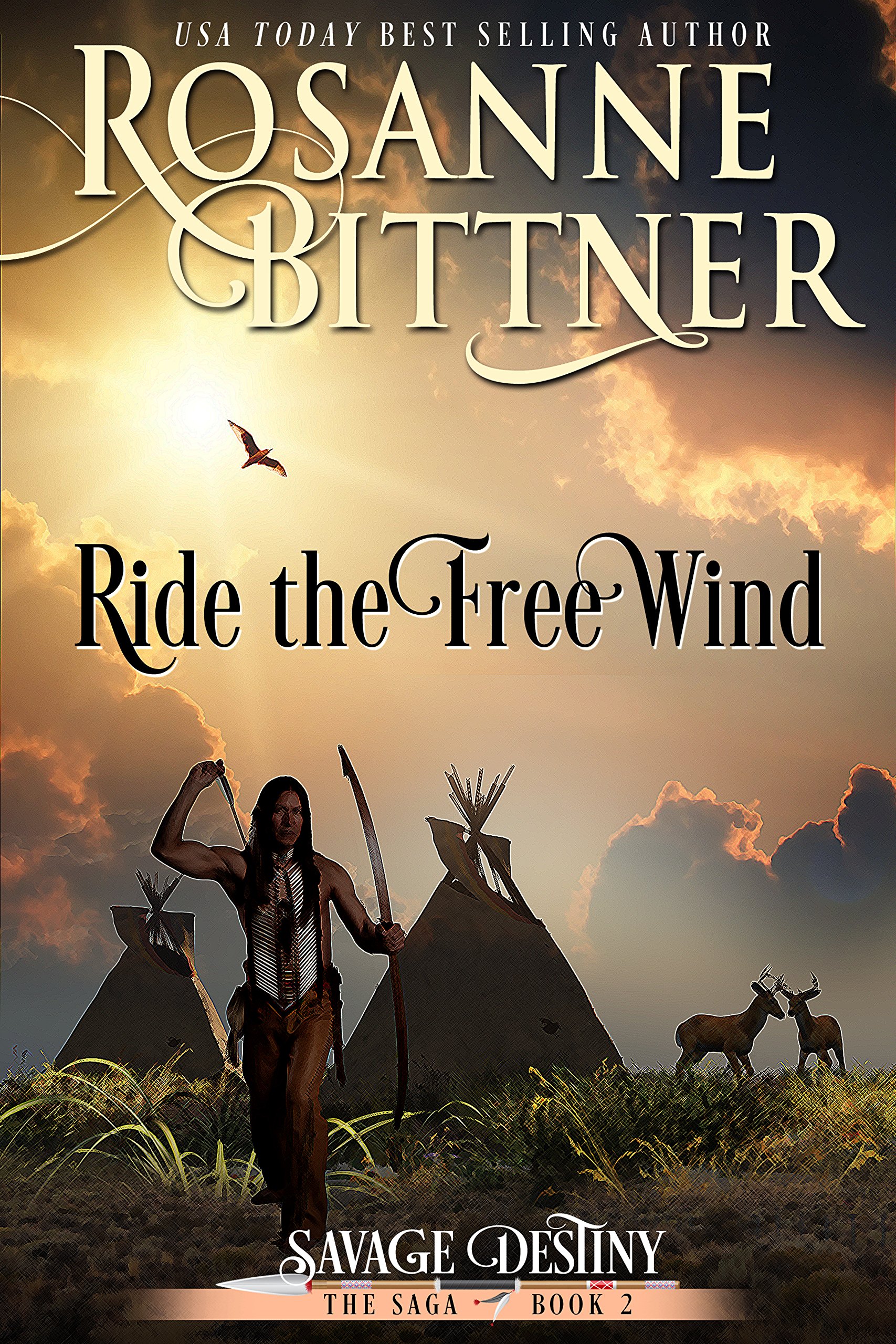Book Cover Ride the Free Wind (Savage Destiny Book 2)