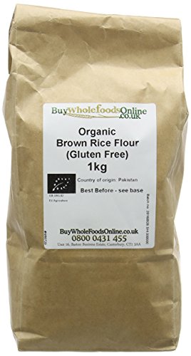 Buy Whole Foods Online  Organic Gluten Free Brown Rice Flour Stoneground 1 kg