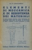 Elementi di meccanica e di resistenza dei materiali.