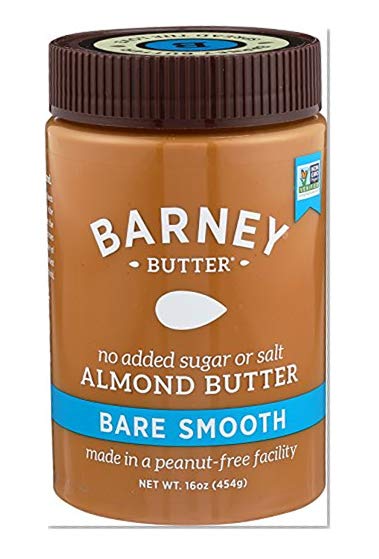 Barney Butter Almond Butter, Bare Smooth, 16 Ounce