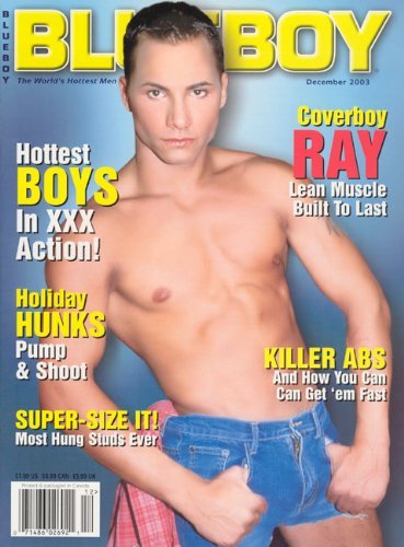 Blueboy Magazine - December 2003 (Cover Model - Ray Phillips)