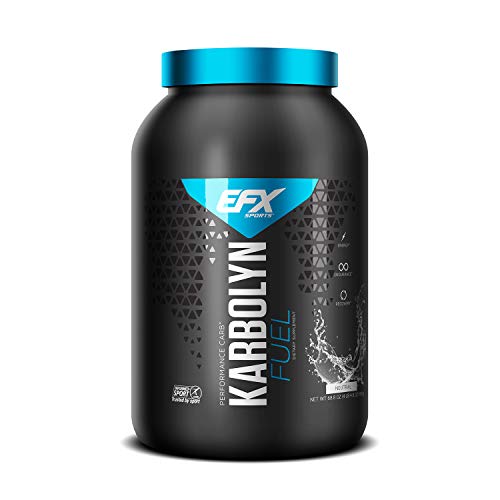 EFX Sports Karbolyn Fuel Complex Carbohydrate Post Workout & Pre Workout Powder Clinically Tested Intense Energy Supplement Shake (Neutral, 4.4 lbs)