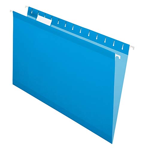 Book Cover Office Depot Hanging Folders, 15 3/4in. x 9 3/8in, Legal Size, Blue, Box of 25, ESS81623