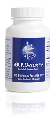 Book Cover Bio-Botanical Research GI Detox+, Gentle Full-Spectrum Binder with Zeolite Clay, Helps Remove Debris and Toxins, 60 Capsules