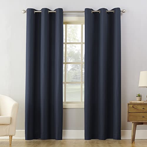 Book Cover No. 918 Montego Casual Textured Grommet Curtain Panel, 48