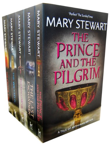 Mary Stewart King Arthur 5 Books Collection Set Magical Merlin The Crystal Cave (Merlin Trilogy)